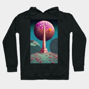 Obelisk On A Distant Moon Hoodie